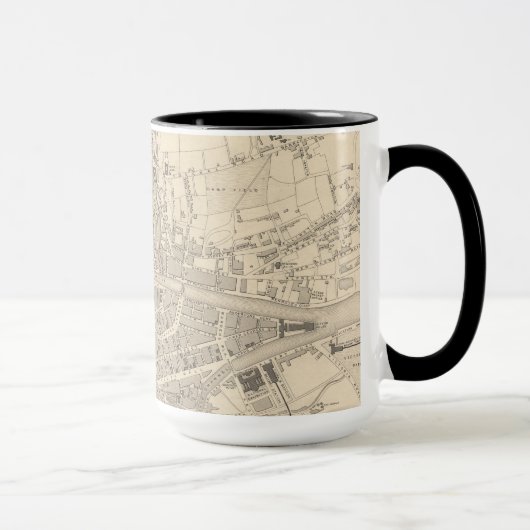 アイルランドのコルクの地図 マグカップ (右)