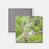 アイルランドのコルク。悪名高いブラニー城 マグネット (正面/裏面)