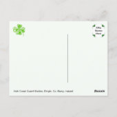 アイルランドのコーストガードステーション、ディンレ、ケリー、アイルランド ポストカード (裏面)