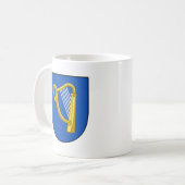 アイルランドのコート・オブ・アームズ コーヒーマグカップ (正面左)