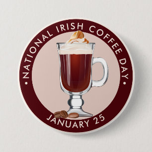 アイルランドのコーヒーの日 缶バッジ