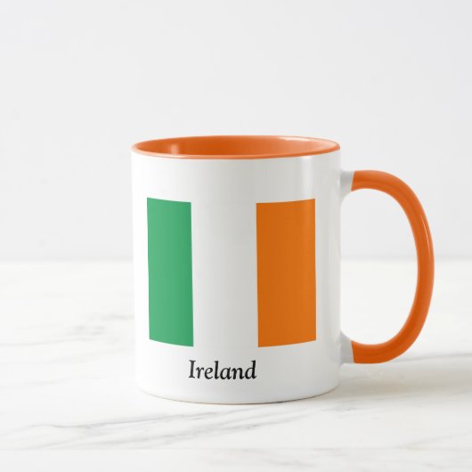 アイルランドのコーヒー・マグの旗 マグカップ (右)