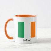 アイルランドのコーヒー・マグの旗 マグカップ (左)