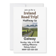 アイルランドのゴールウェイ半ばへのロードトリップ旅行