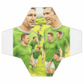 アイルランドのサッカーを祝おう サッカーボール (フラット)