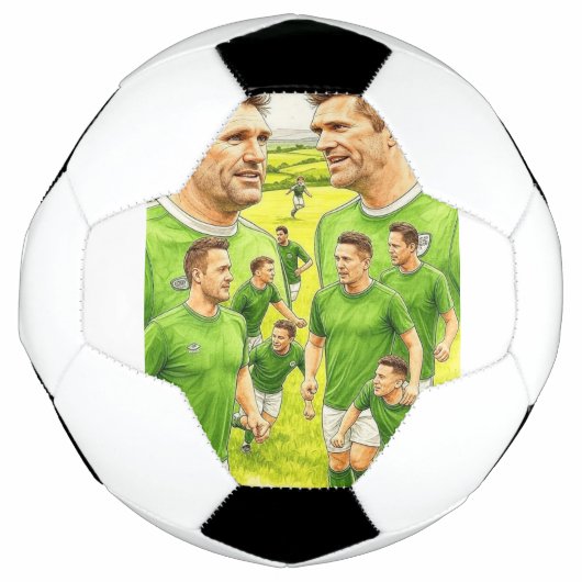 アイルランドのサッカーを祝おう サッカーボール (正面)