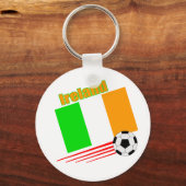 アイルランドのサッカーチーム キーホルダー (正面)