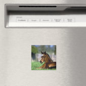 アイルランドのサラブレッド・ホース マグネット (インサイチュ (食洗機))