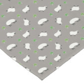 アイルランドのシャムロックおよびヒツジパターン ショートテーブルランナー (コーナー)