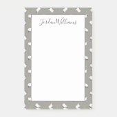 アイルランドのシャムロックおよびヒツジパターン ポストイット (正面)