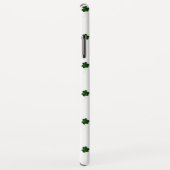 アイルランドのシャムロックのクローバーパターンは名前か文字を加えます Case-Mate iPhoneケース (裏面/右)