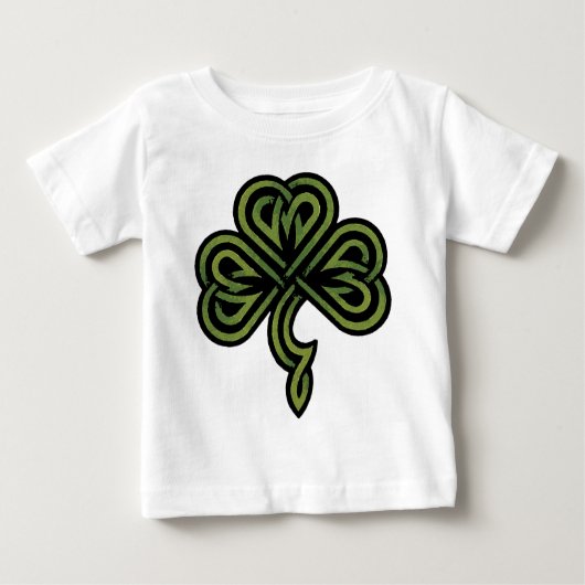 アイルランドのシャムロックのベビー ベビーTシャツ (正面)