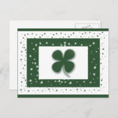 アイルランドのシャムロックのポストカード ポストカード (正面/裏面)