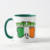 アイルランドのシャムロックのマグ マグカップ (左)