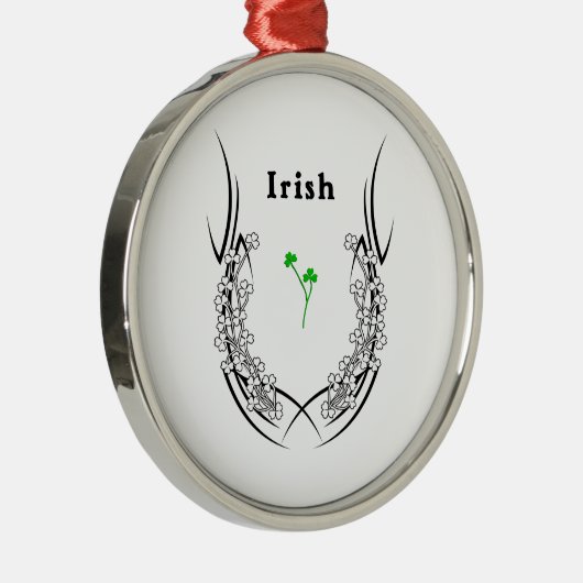 アイルランドのシャムロックの入れ墨 メタルオーナメント (右)