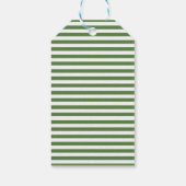 アイルランドのシャムロックの小さな運金ゴールドベビーシャワー ギフトタグ (裏面)