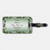 アイルランドのシャムロックの荷物タグ ラゲッジタグ (裏面横)