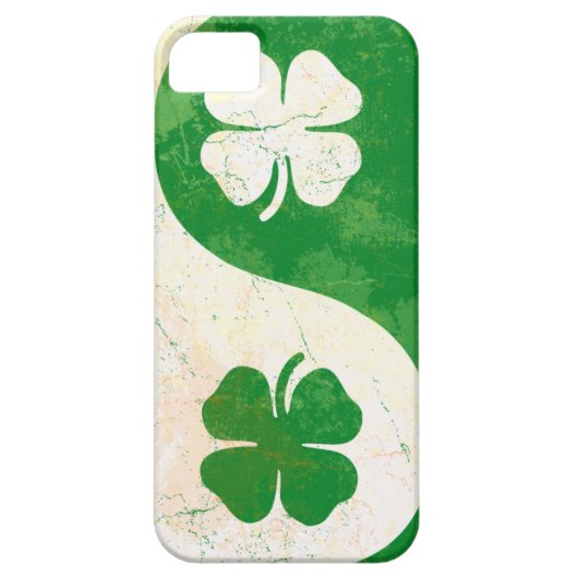 アイルランドのシャムロックの陰陽のカスタムな穹窖ID™のiPhon Case-Mate iPhoneケース (裏面)