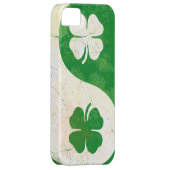 アイルランドのシャムロックの陰陽のカスタムな穹窖ID™のiPhon Case-Mate iPhoneケース (裏面/右)