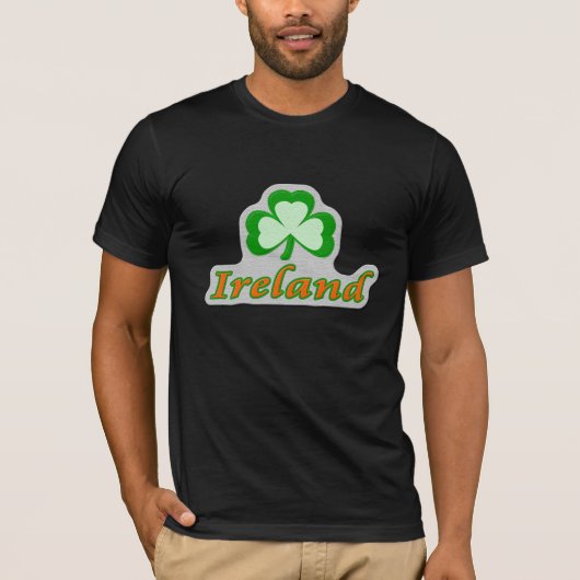 アイルランドのシャムロックのTシャツ Tシャツ (正面)
