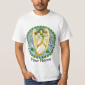 アイルランドのシャムロックエンジェル Tシャツ (正面)