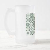 アイルランドのシャムロックビールジョッキ、マグ及びコップ フロストグラスビールジョッキ (左)