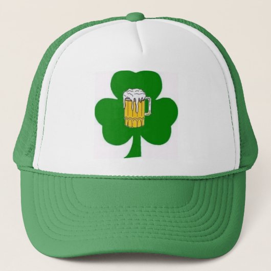 アイルランドのシャムロックビール帽子 キャップ (正面)