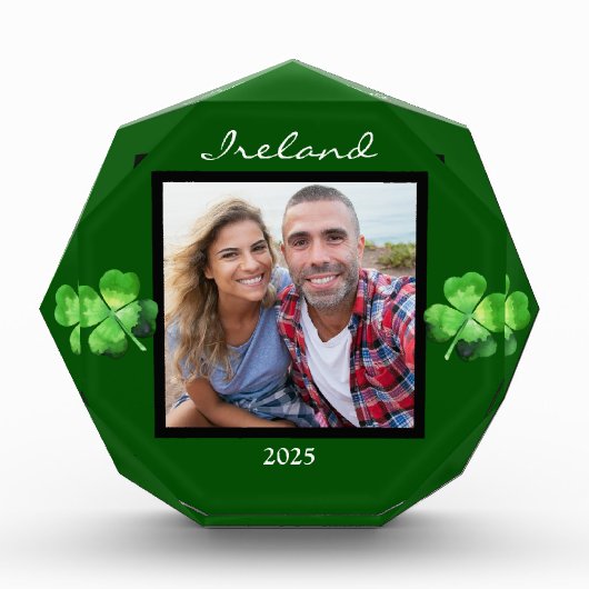 アイルランドのシャムロック写真ブロック フォトブロック (正面)