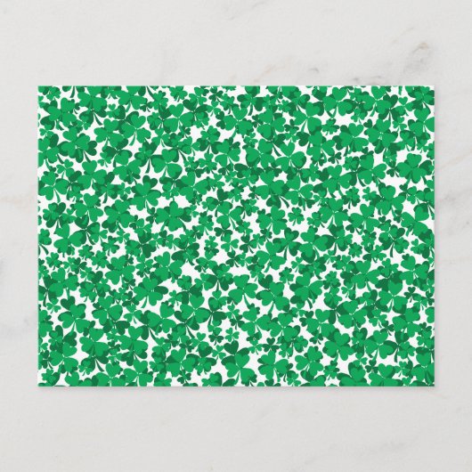 アイルランドのシャムロック誇りを持ったに ポストカード (正面)