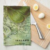 アイルランドのシャムロック キッチンタオル (四つ折り)