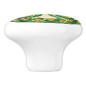 アイルランドのシャムロック セラミックノブ (側面)