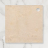 アイルランドのシャムロック ハート ありがとう カスタマイズ フェイバータグ (裏面)