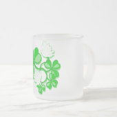 アイルランドのシャムロック フロスティッド マグ (正面右)