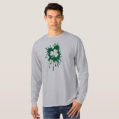 アイルランドのシャムロックSplat! Tシャツ (正面フル)