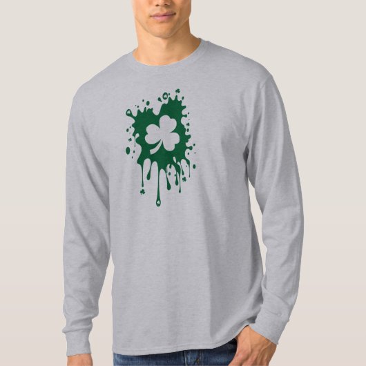 アイルランドのシャムロックSplat! Tシャツ (正面)