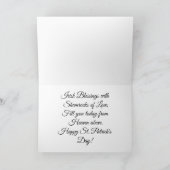 アイルランドのシャーロックのグリーティングカード カード (内部)