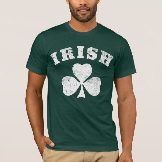 アイルランドのシロツメクサ Tシャツ (正面)