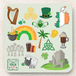アイルランドのシンボルマーク コースター