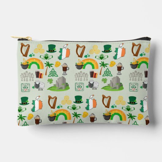 アイルランドのシンボル アクセサリーポーチ (正面)