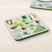 アイルランドのシンボル コースター (左側)