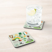 アイルランドのシンボル コースター (右側)