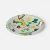 アイルランドのシンボル ペーパープレート (アングル)