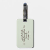 アイルランドのシンボル ラゲッジタグ (裏面縦)