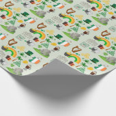 アイルランドのシンボル ラッピングペーパー (角)