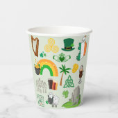 アイルランドのシンボル 紙コップ (裏面)