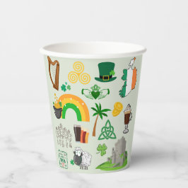 アイルランドのシンボル 紙コップ