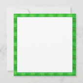 アイルランドのジグダンスをするマウス 5.25" 角の平らなカード (blank) (裏面)