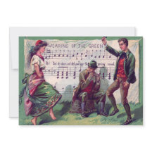 アイルランドのジプシーが緑のジグを着る