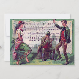 アイルランドのジプシーが緑のジグを着る 招待状