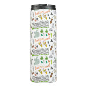 アイルランドのスケッチの落書きパターン タンブラー (裏面)